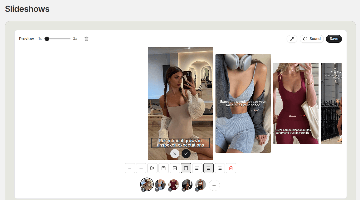 product-led TikTok slideshow with a strong opening slide and supporting follow-up slides
