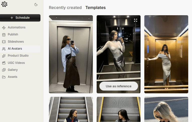 AI avatar generation flow using reference images for stronger consistency and styling