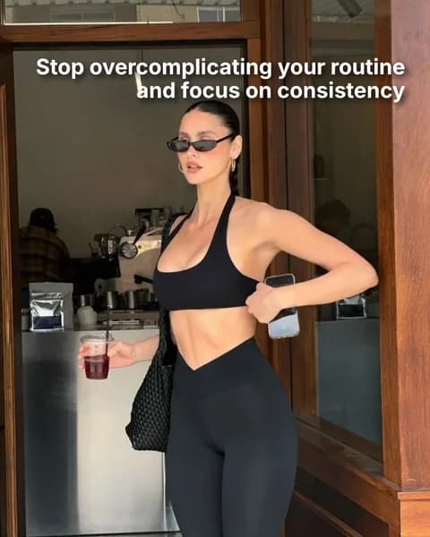 Fitness slideshow image generated in the app