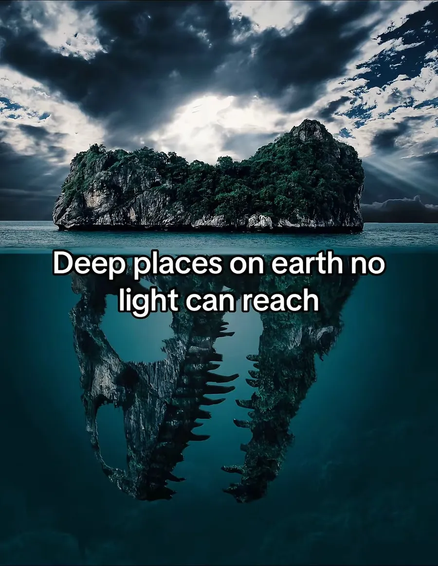 Cover of the TikTok slideshow "Deep Places on Earth" by @slideofreality