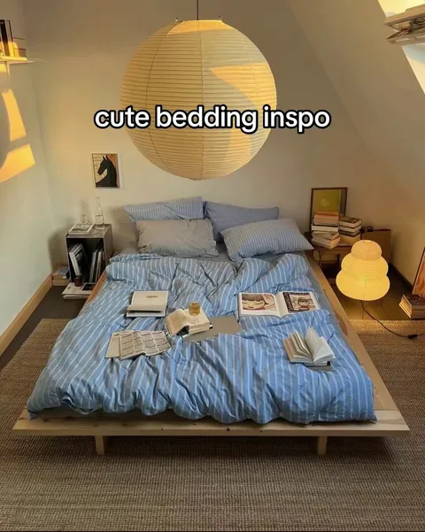 TikTok slideshow cover: Cute bedding inspo