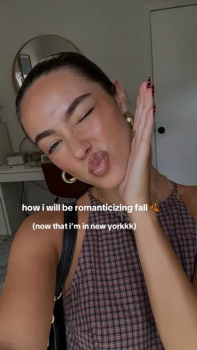 TikTok slideshow cover: How i will be romanticizing fall