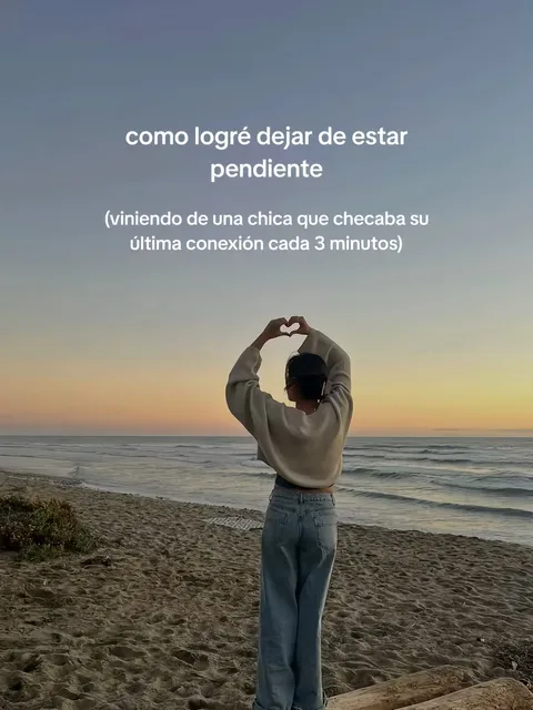 TikTok slideshow cover: Letting go of constant checking