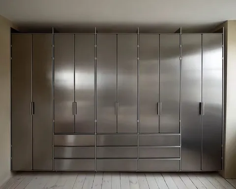 TikTok slideshow cover: Metallic Wardrobe