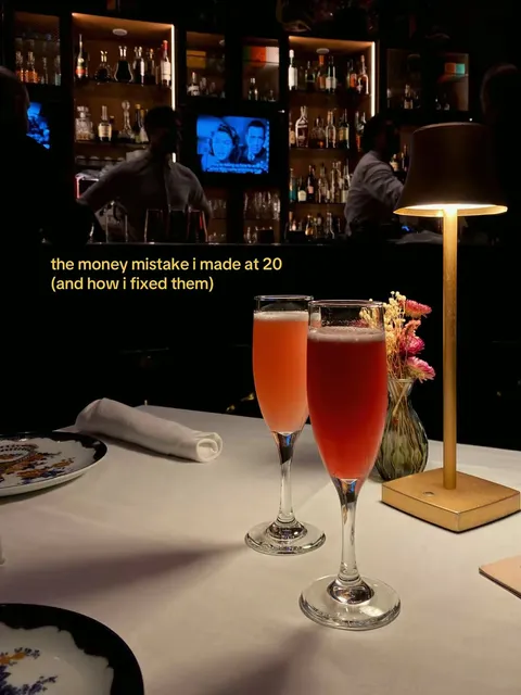TikTok slideshow cover: Financial mistakes at age 20