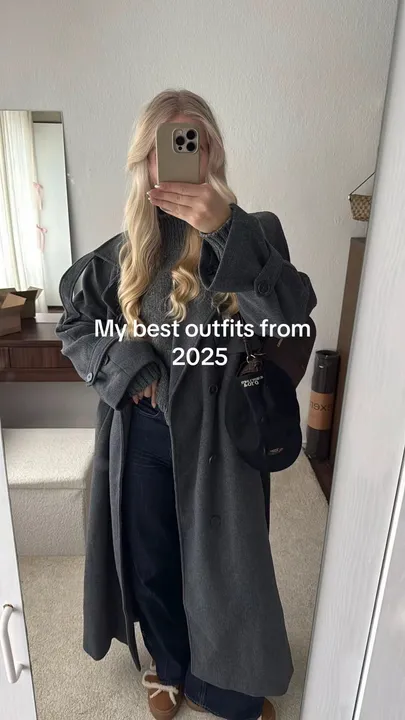 TikTok slideshow cover: My best outfits from 2025