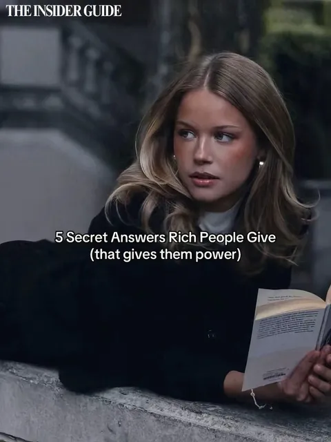 Cover der TikTok-Slideshow: 5 Secret Answers Rich People Give