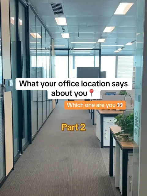 TikTok slideshow cover: What your office location says about you