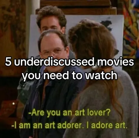 TikTok slideshow cover: 5 Underdiscussed Movies