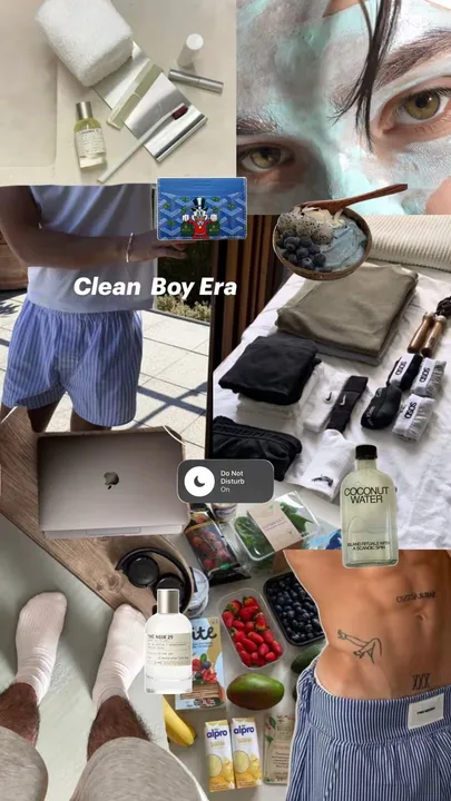 TikTok slideshow cover: Clean Boy Era