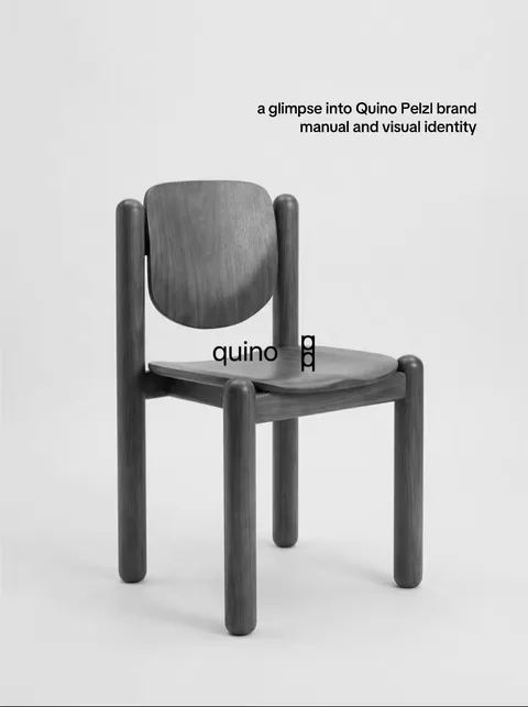 Original slideshow: A glimpse into Quino Pelzl brand manual and visual identity