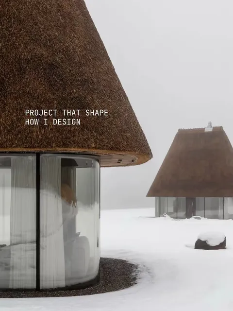 TikTok slideshow cover: Projects that shape how I design