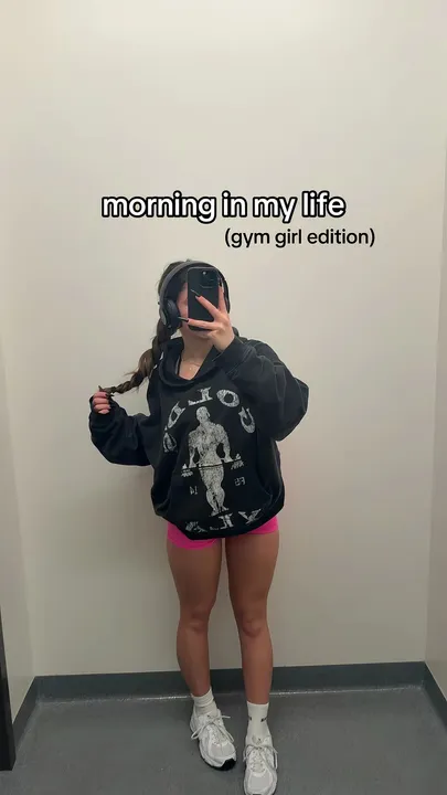 TikTok slideshow cover: Morning Routine