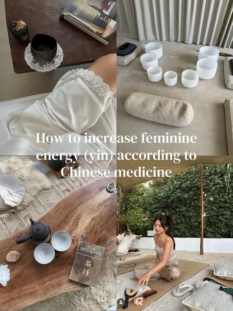 TikTok slideshow cover: How to increase feminine energy (yin)