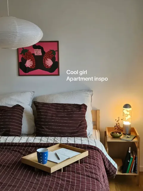 TikTok slideshow cover: Cool girl Apartment inspo