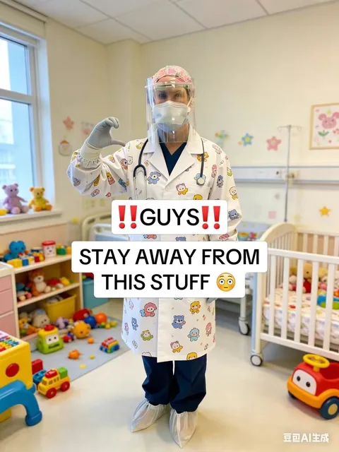 TikTok slideshow cover: Warning about certain products
