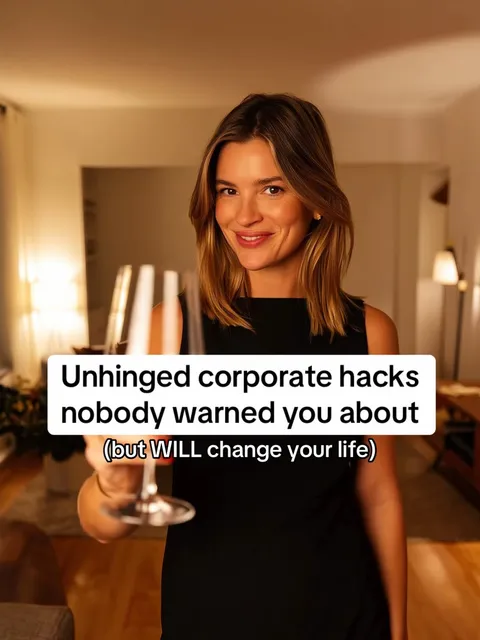 TikTok slideshow cover: Unhinged corporate hacks nobody warned you about