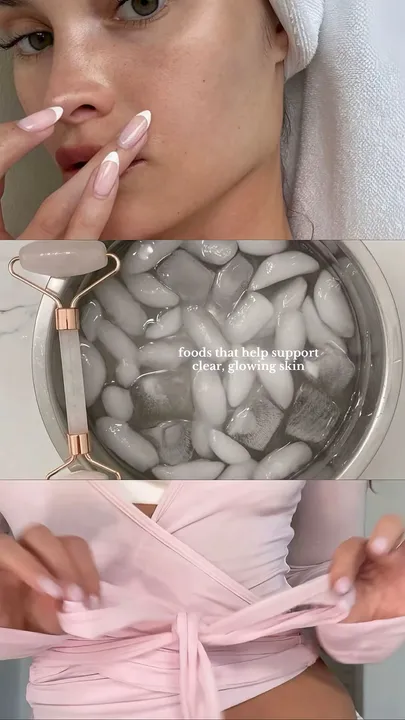 TikTok slideshow cover: Foods for glowing skin