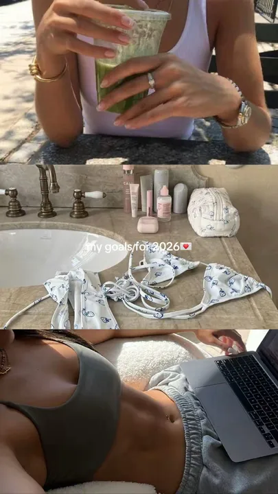 TikTok slideshow cover: My goals for 2026