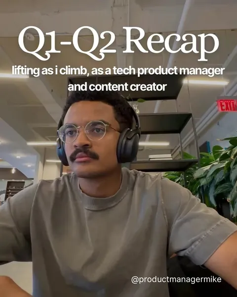 TikTok slideshow cover: Q1-Q2 Recap
