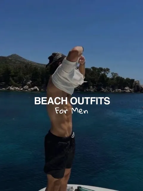 TikTok slideshow cover: BEACH OUTFITS For Men