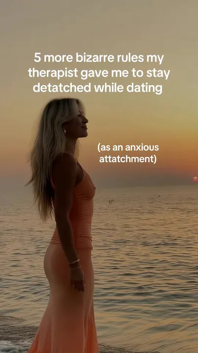 TikTok slideshow cover: 5 more bizarre rules my therapist gave me to stay detached while dating