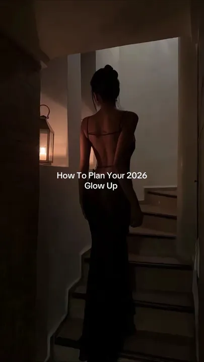 TikTok slideshow cover: How To Plan Your 2026 Glow Up