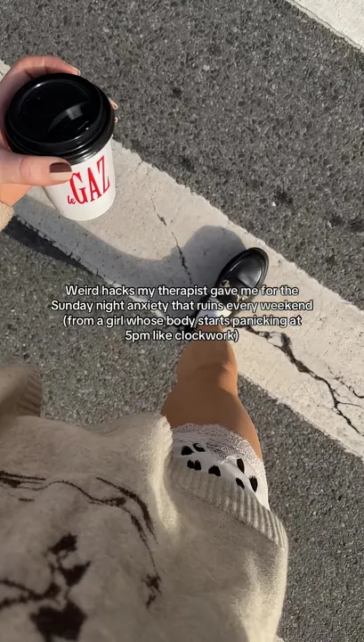 TikTok slideshow cover: Anxiety Management Hacks