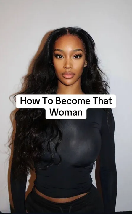 TikTok slideshow cover: How To Become That Woman