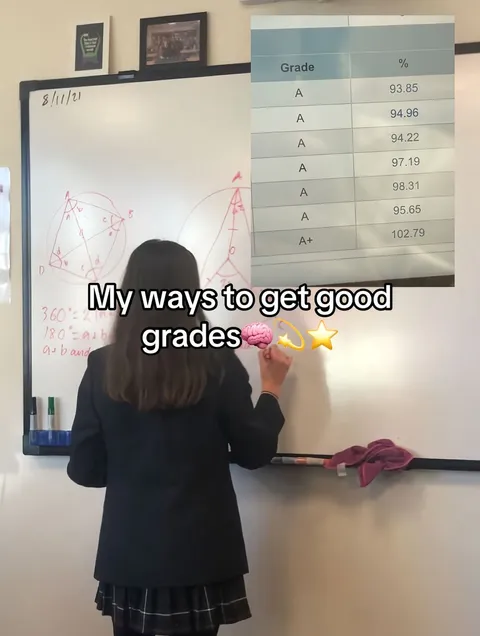 TikTok slideshow cover: Ways to get good grades