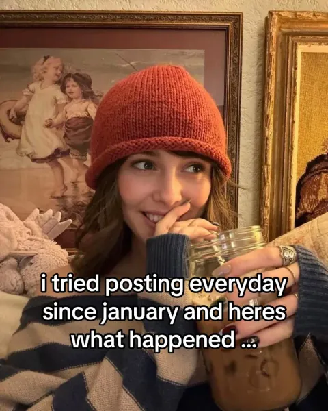 Original slideshow: Results of posting every day since January