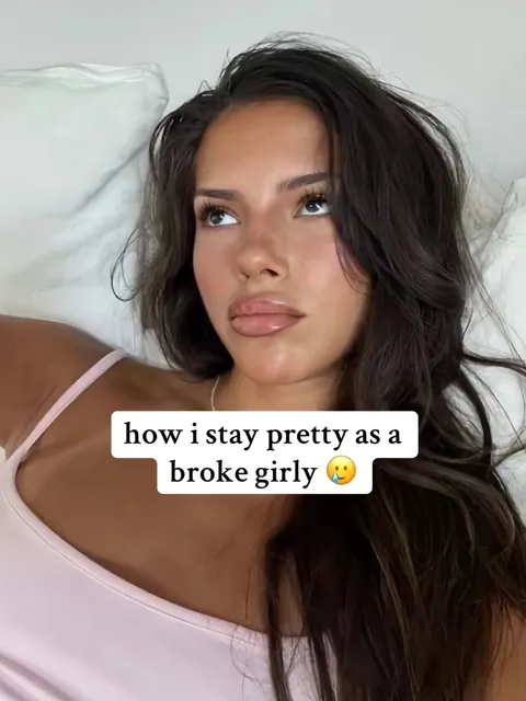 TikTok slideshow cover: Staying pretty on a budget