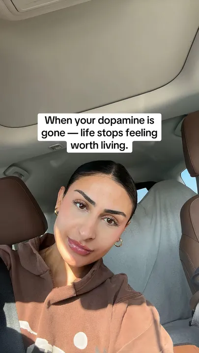 TikTok slideshow cover: When your dopamine is gone