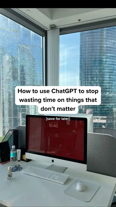 Original slideshow: Using ChatGPT to save time