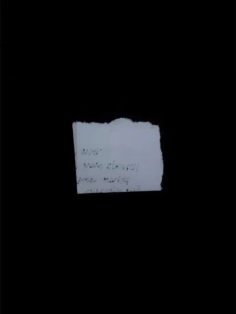 TikTok slideshow cover: Torn Paper Note
