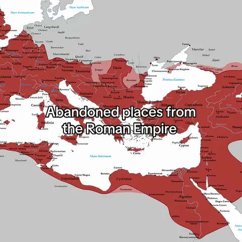 TikTok slideshow cover: Abandoned places from the Roman Empire