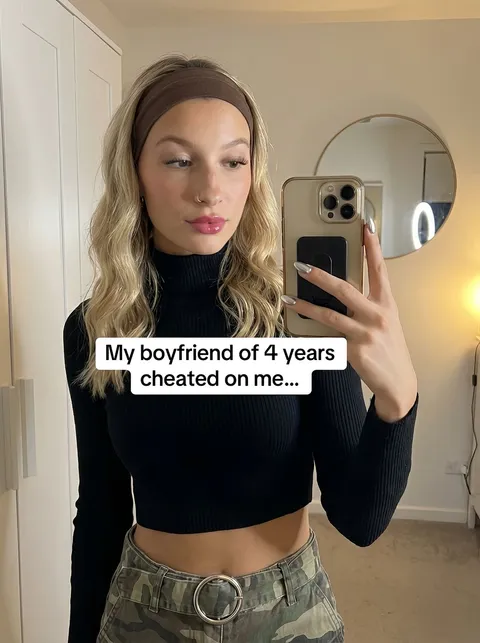 TikTok slideshow cover: My boyfriend of 4 years cheated on me...
