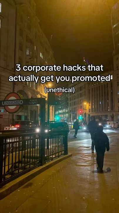 TikTok slideshow cover: Corporate Promotion Hacks