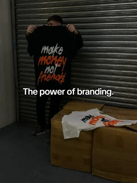 TikTok slideshow cover: make money not friends