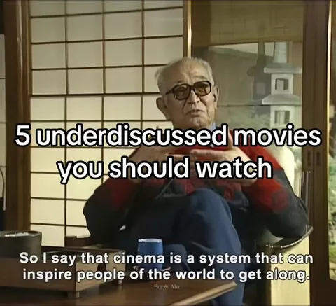 TikTok slideshow cover: 5 underdiscussed movies you should watch