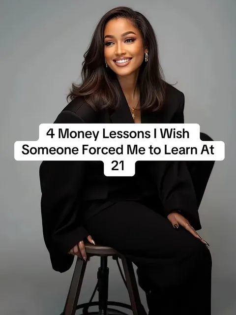 TikTok slideshow cover: 4 Money Lessons