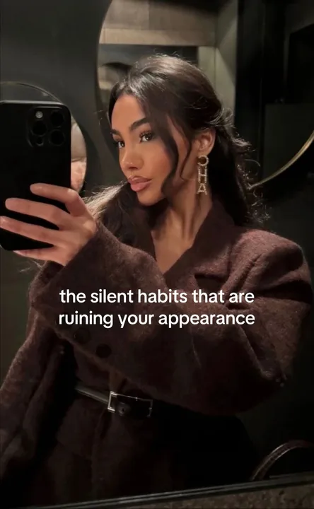 TikTok slideshow cover: the silent habits that are ruining your appearance