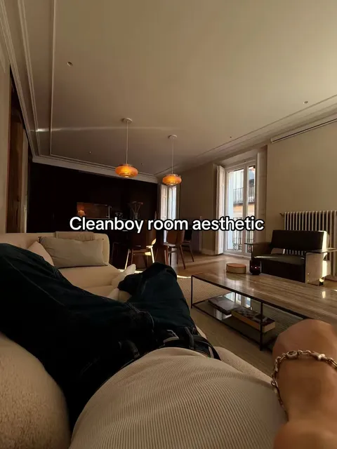 TikTok slideshow cover: Cleanboy room aesthetic