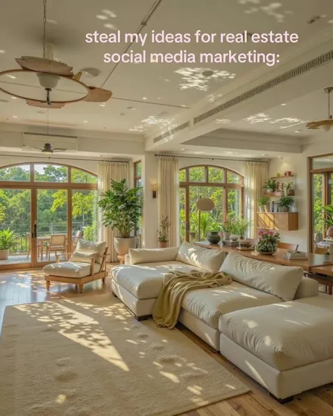 TikTok slideshow cover: steal my ideas for real estate social media marketing: