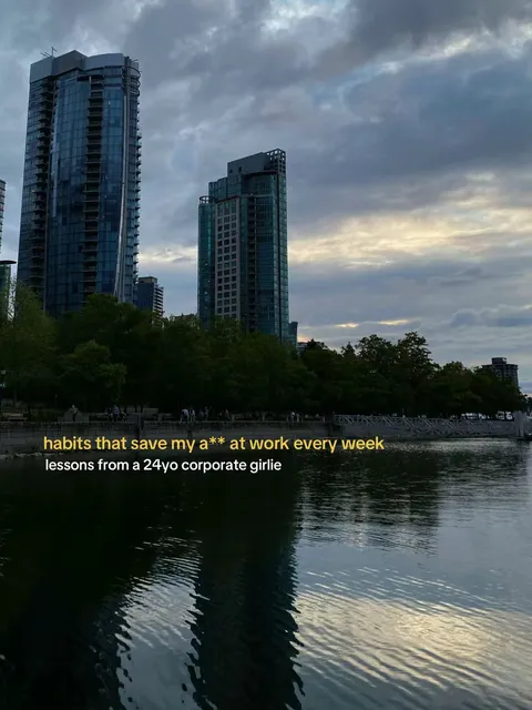 TikTok slideshow cover: Work Habits