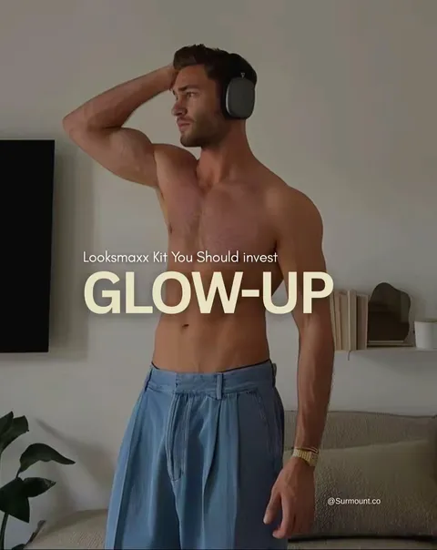 TikTok slideshow cover: GLOW-UP