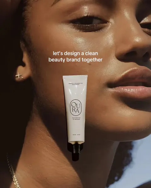 TikTok slideshow cover: Let's design a clean beauty brand together