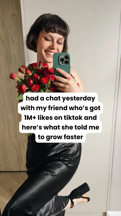 TikTok slideshow cover: Advice to grow faster on TikTok