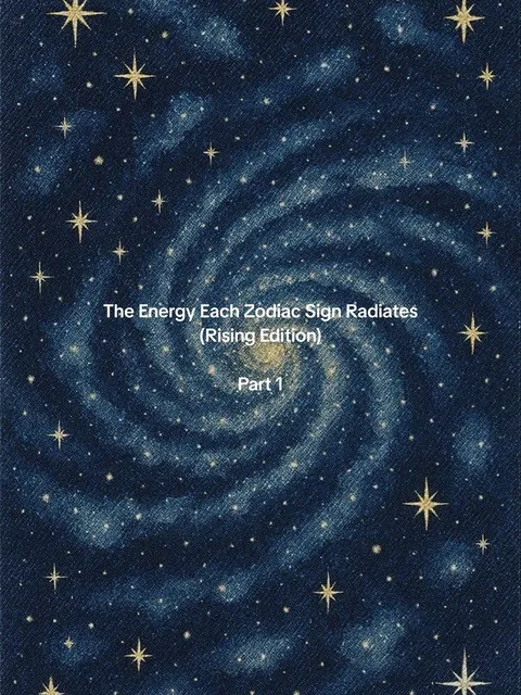 TikTok slideshow cover: The Energy Each Zodiac Sign Radiates (Rising Edition) Part 1