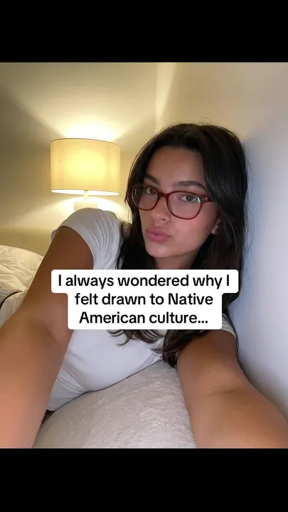 TikTok slideshow cover: I always wondered why I felt drawn to Native American culture...